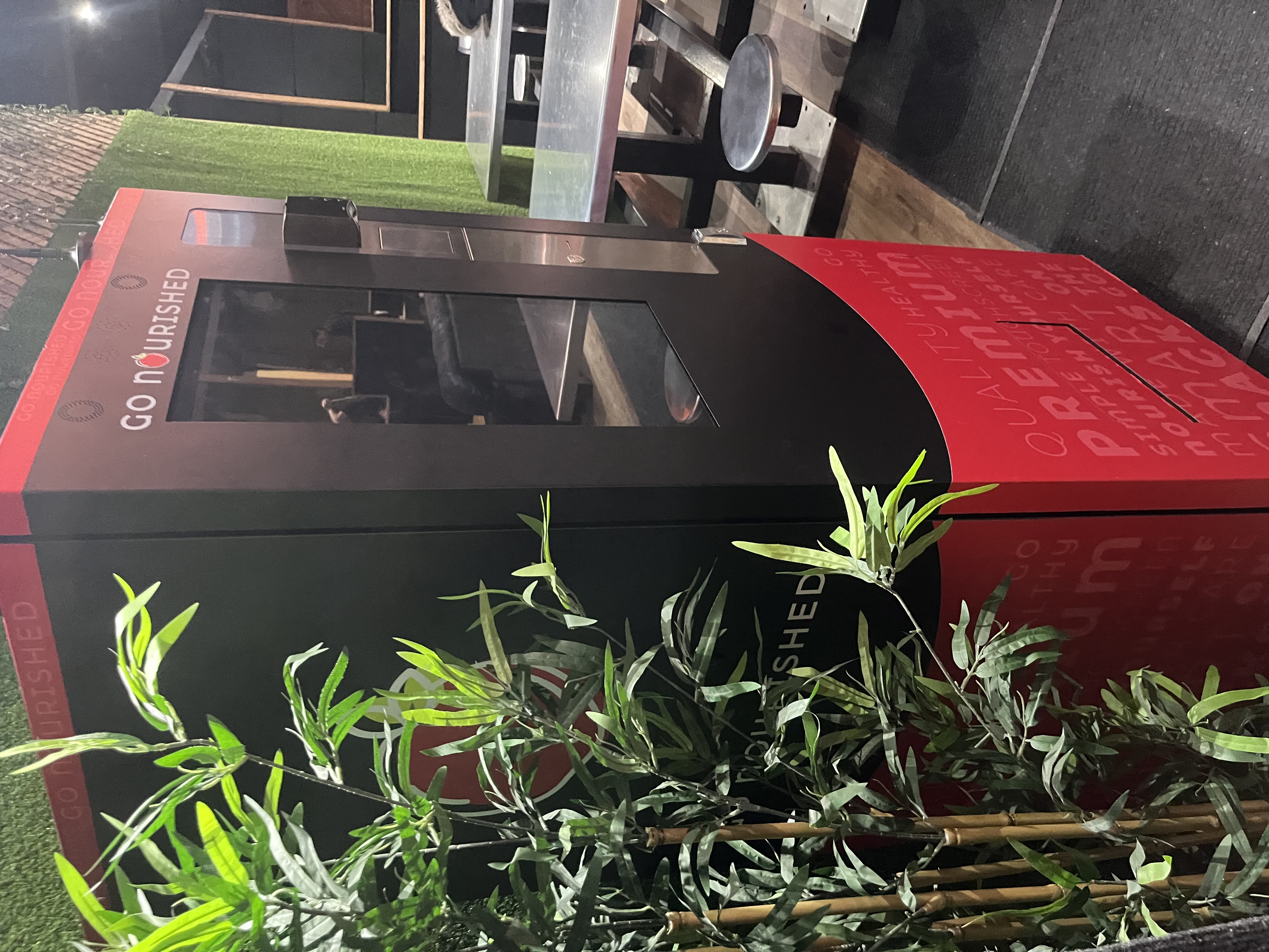 Modern touchscreen vending machine